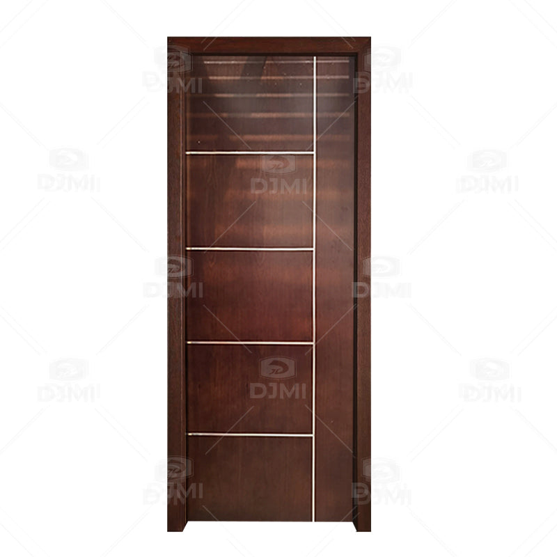 Factory Wholesale Price Interior Wooden Door Home Design Style Interior Single Wooden Door