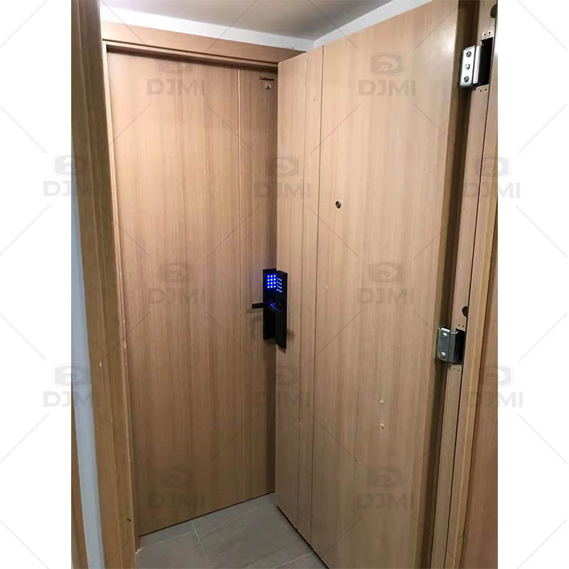High Quality Veneered Against Rust Interior Modern Meranti Wooden Fire Rated Door