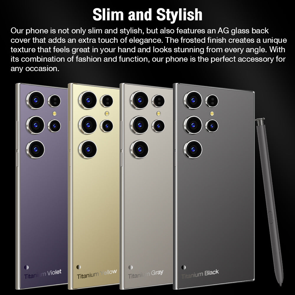 S24Ultra Mobile Phone7.3incell Notch Screen16+1T Source Factory Hot-Selling Smart