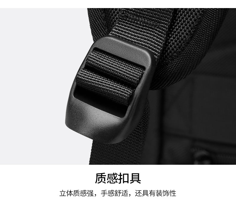 OZUKO Men's Backpack1715-inch Laptop Bag Business Travel Large Capacity Waterproof Commuting Sports Backpack