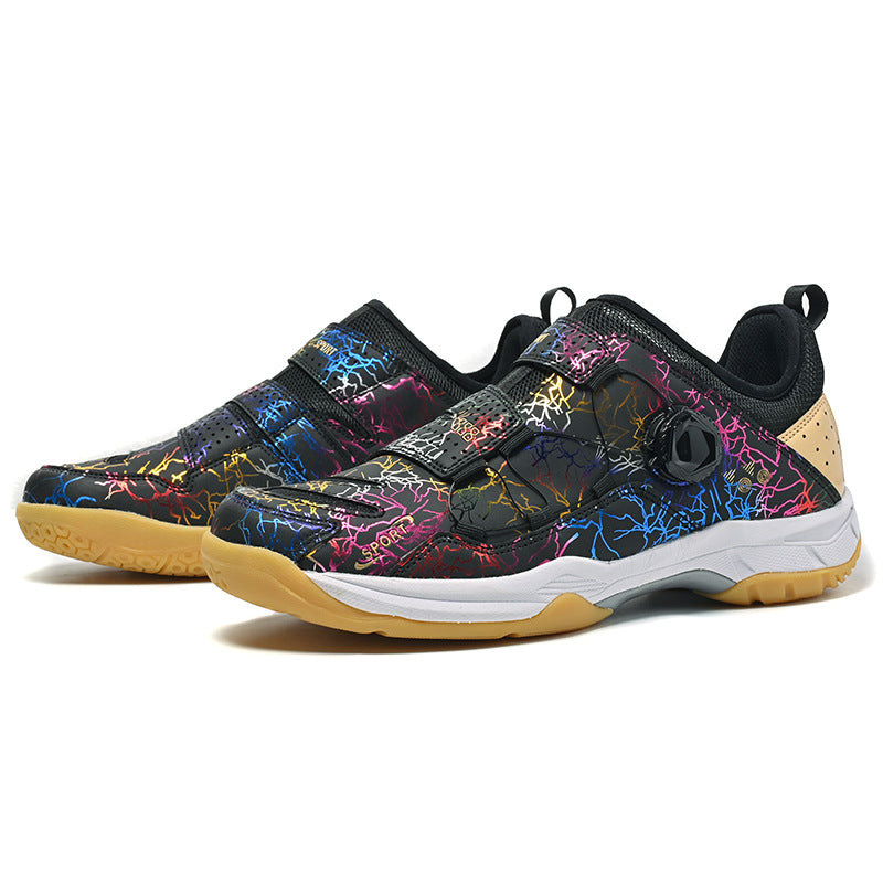 In Stock Couple Style Fashion Badminton Shoes New Style Mandarin Duck Table Tennis Tennis Non-Slip Wear-Resistant Sports Shoes