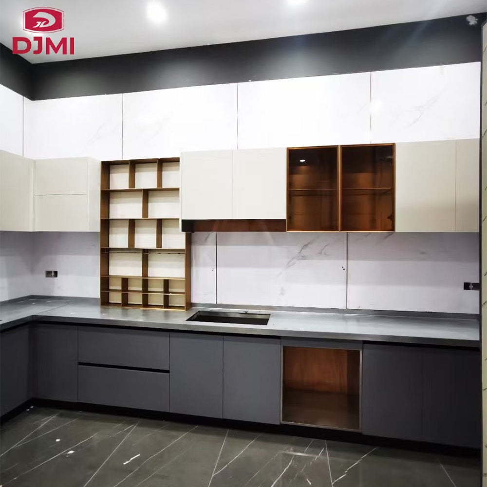 Custom Stainless Steel Cabinet Kitchen Set Manufacturer Full New Model Furniture Modular Kitchen Wall Cabinet