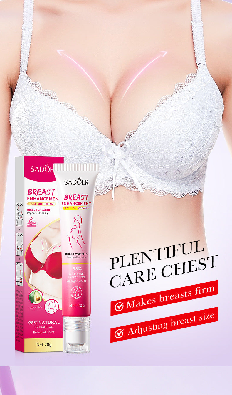 Roll-on Cream20g SADOER Breast Firming and Plumping Massage Care Beauty Cream  Wholesale