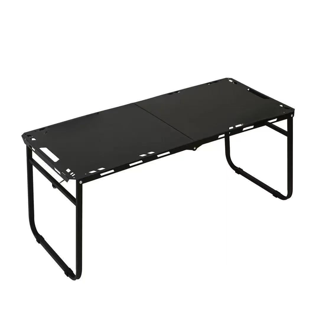 Camping Table Two Units IGT Hydraulic Rod Tactical Table Folding Tea Table Multifunctional Detachable Barbecue Table Outdoor