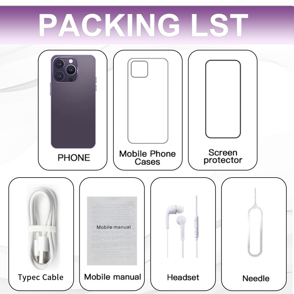 Popular i15proMax Smartphone6.5High Definition Large Screen Mobile Phone1+16Android Phone Wholesale
