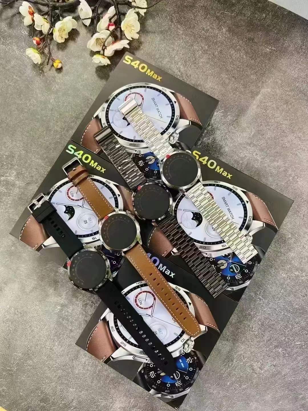 S40 Max Smart Watch1.62inch Bluetooth call, heart rate, step counting, sleep monitoring GT4Message Push