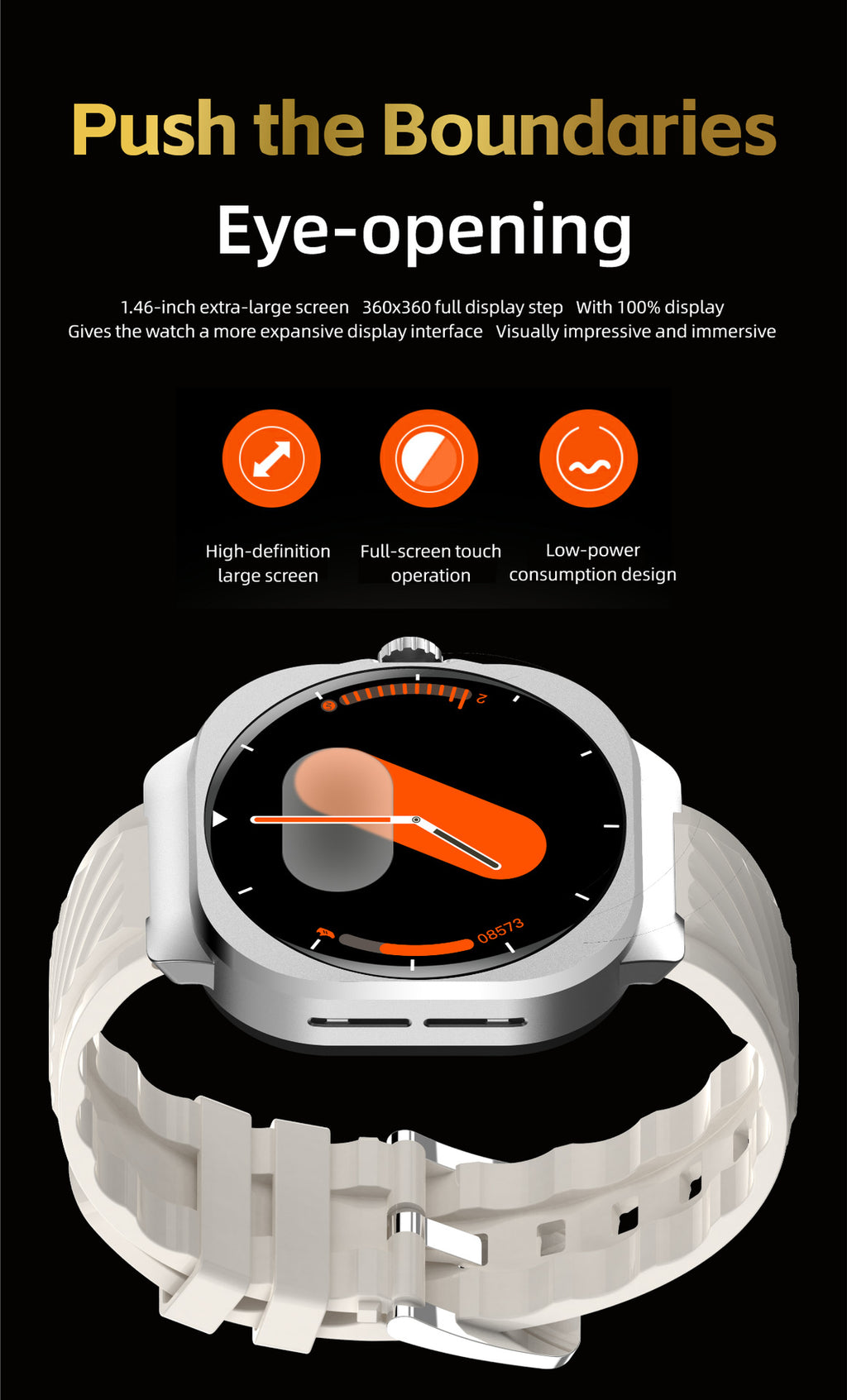 AIMB-Z19Smart Watch Bluetooth Call True Heart Rate Step Count Sleep Monitoring Hidden Earphones Sports Three-Proof