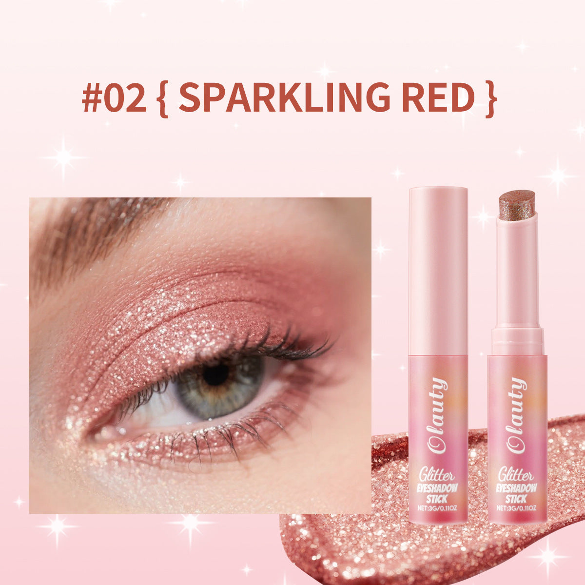 tk Jelly Highlight Eyeshadow Stick3g Contour Highlight Stick Pearlescent Shimmer6Color Packaging Beauty Makeup