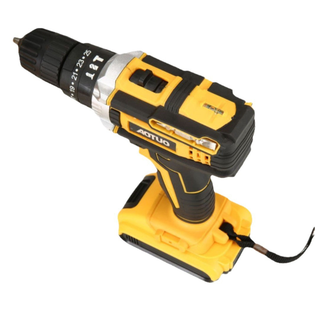 Multi-Function Pistol Drill Lithium Electric Impact Hand Drill Screwdriver Rechargeable Drill Lithium Drill Set