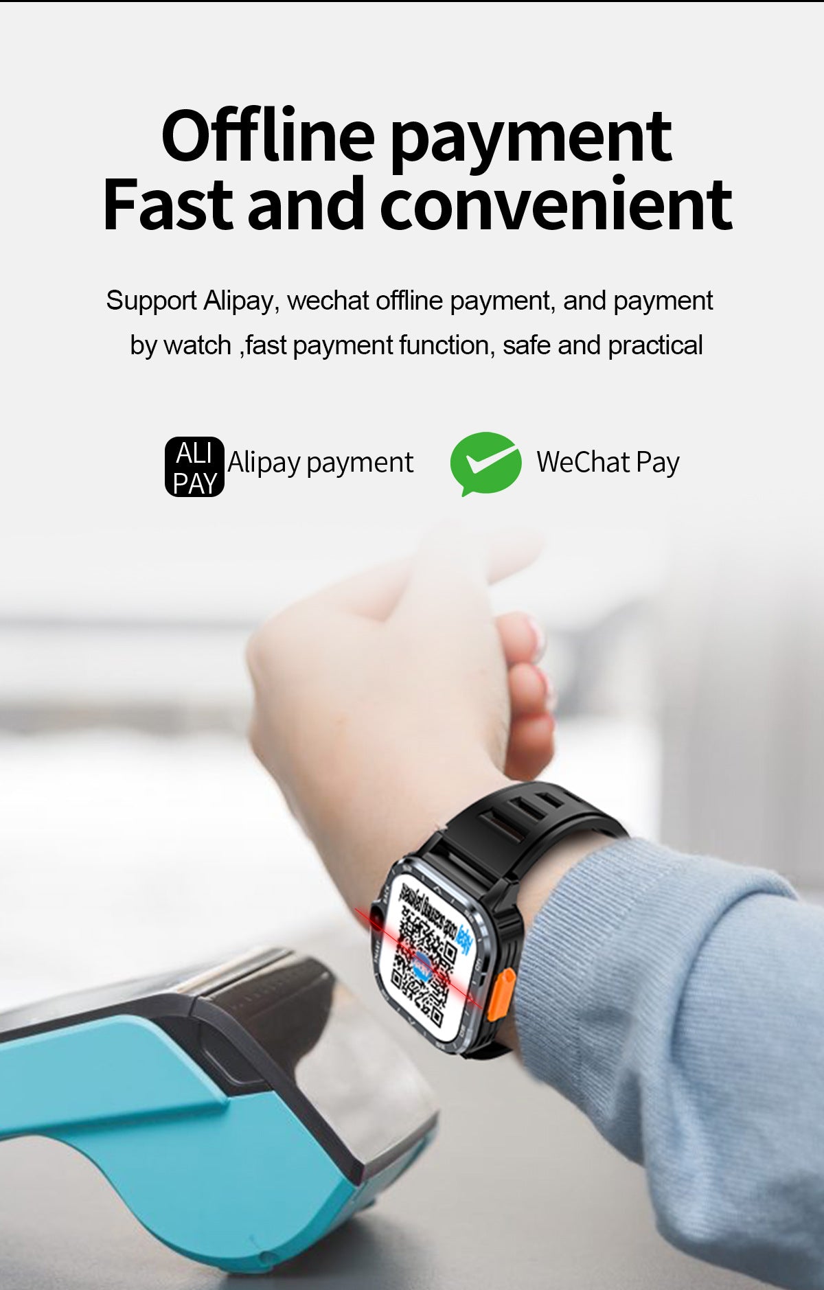 PGD Watch Smart Watch5G Plug-in Card Full Netcom Built-in Google Store Independent APP Download the Three-Proof Sports