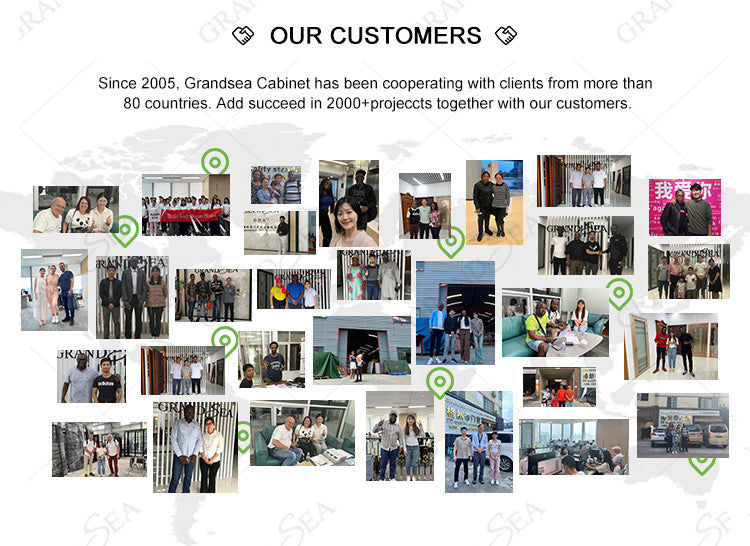 Free Design China Made Ready to Assemble Modular Kitchen Cabinet Furniture Modern Black Kitchen Cabinets Wooden