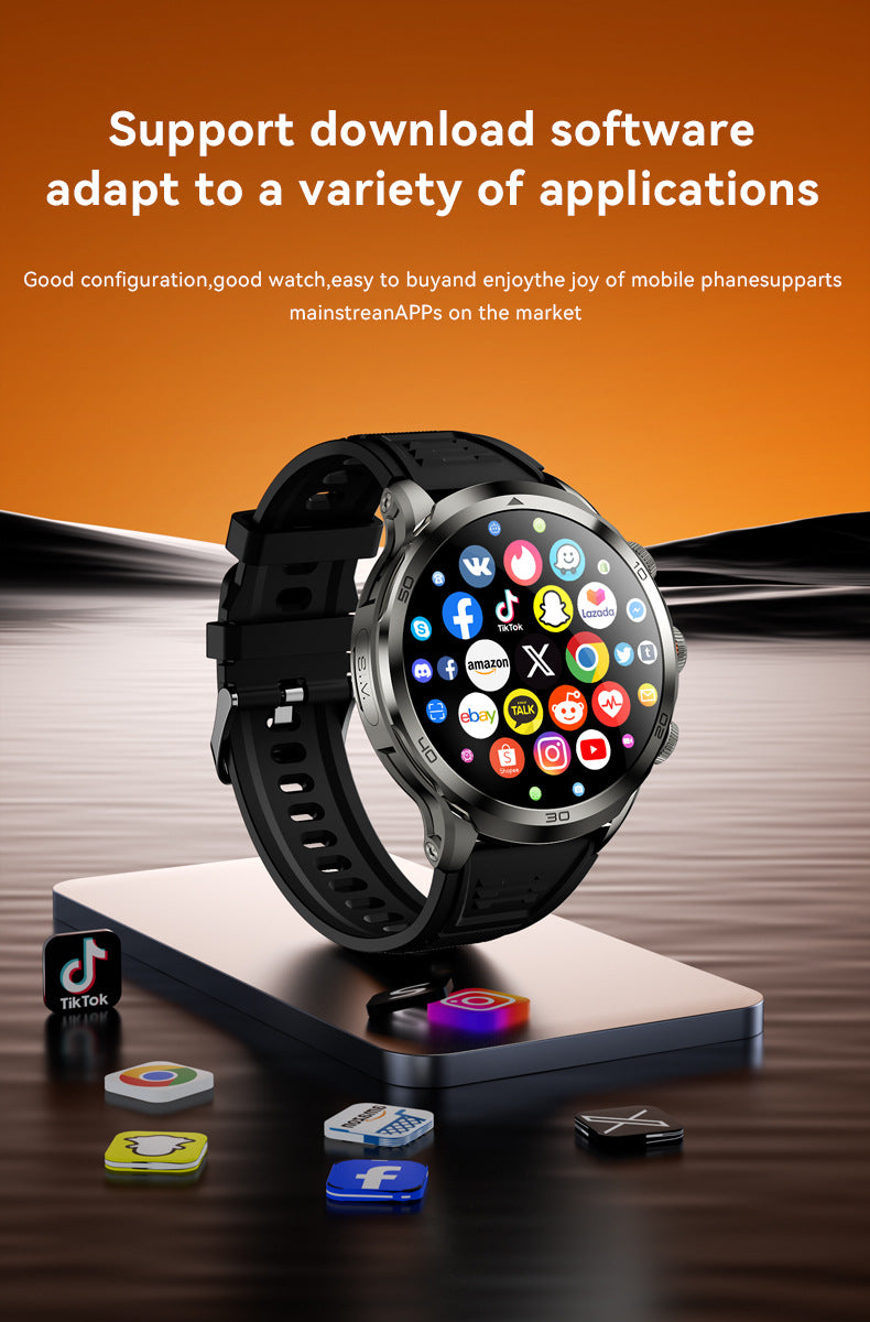 H19Smart Watch5G Global Connect Google Store APP Download Rotating Camera Video Call Photo Shooting Sports