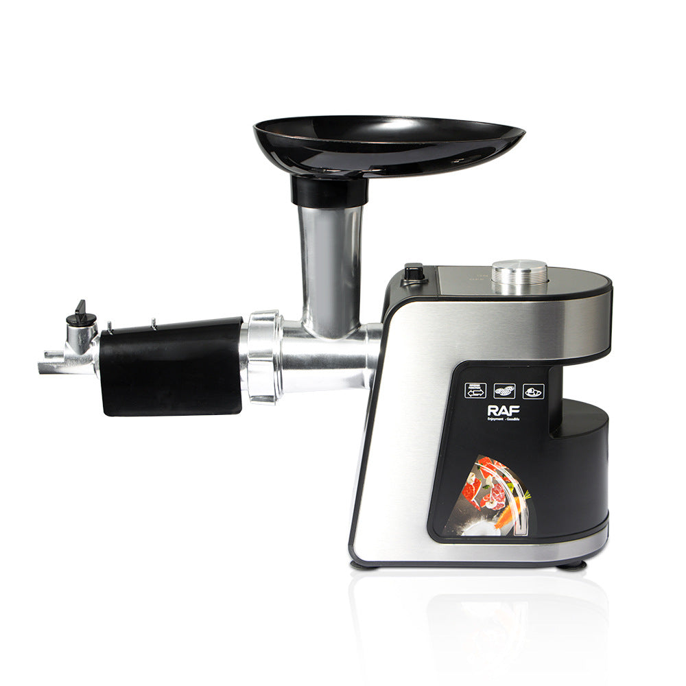 RAF Blender Household Small Meat Grinder Electric Desktop Meat Mincer Sausage Stuffer Food Processing Machine