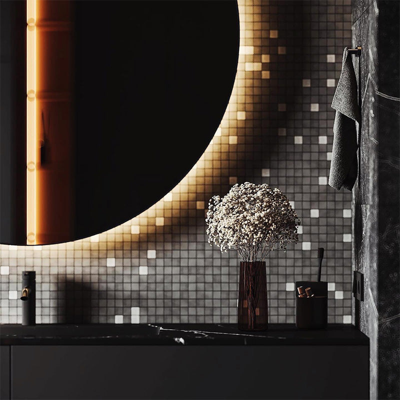 Euro Style High End Bathroom Vanity Black and White Cabinet 36 Inch Bath Vanity Set With Suspended a Sink