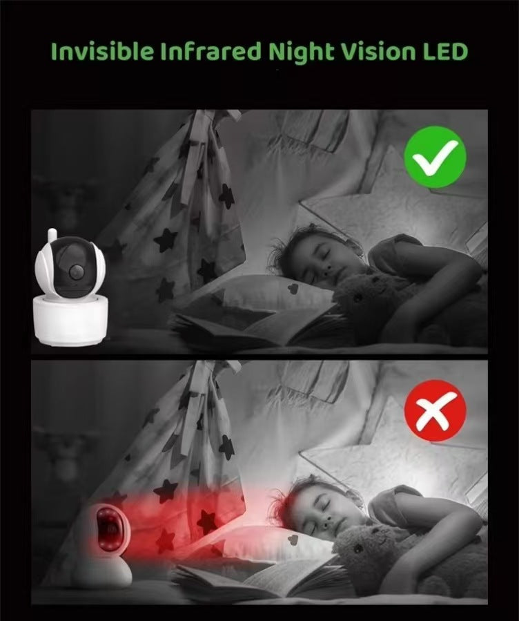 New High Definition Night Vision Graffiti WIFI Baby Monitor4.5Large Screen Multi-Functional Surveillance Camera