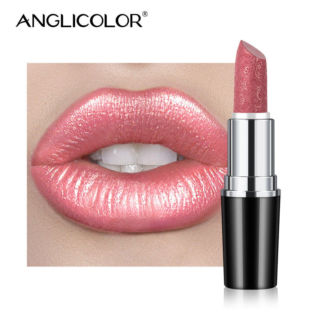 Specially designed for makeup, non-smudging, non-stick cup lipstick, pearlescent moisturizing lipstick, pearlescent nourishing moisturizing color-changing lip balm
