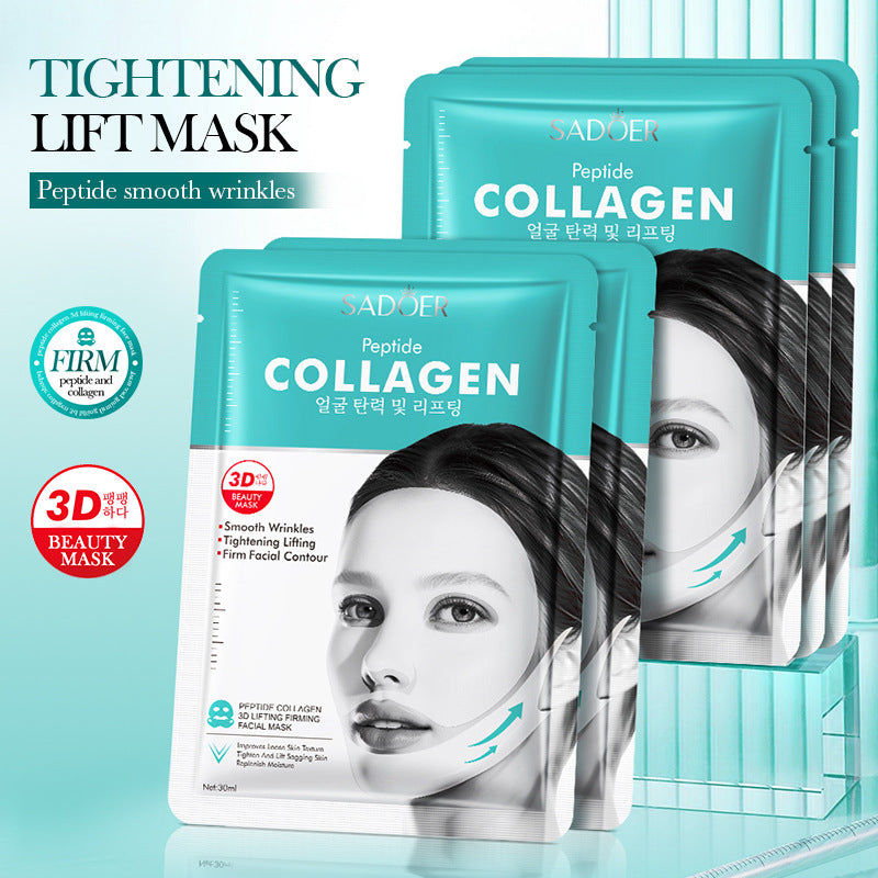 Polypeptide Collagen Protein3D Lifting and Firming Face Mask SADOER Hydrating and Moisturizing Face Mask Wholesale