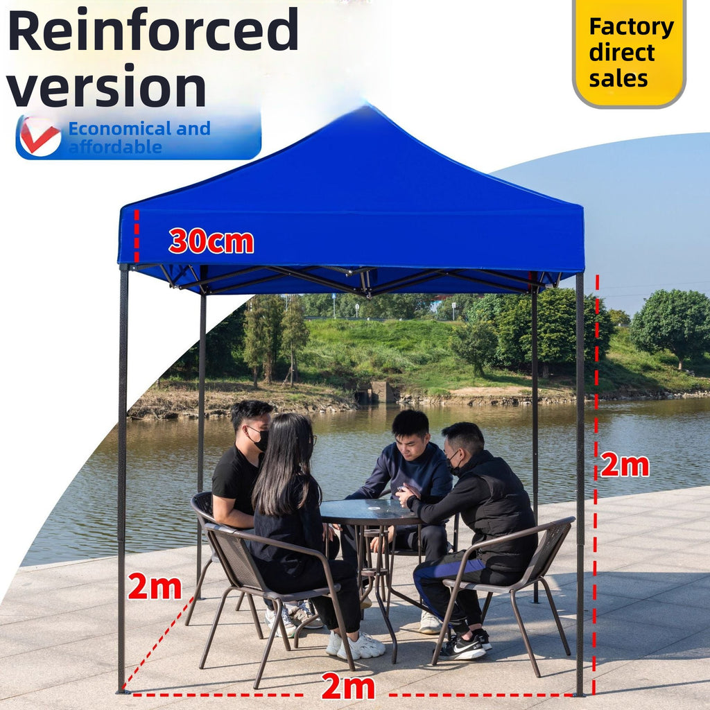 Sunshade Umbrella Sun Protection Stall Tent Large Outdoor Folding Large Umbrella Commercial Square Rain Shelter Courtyard