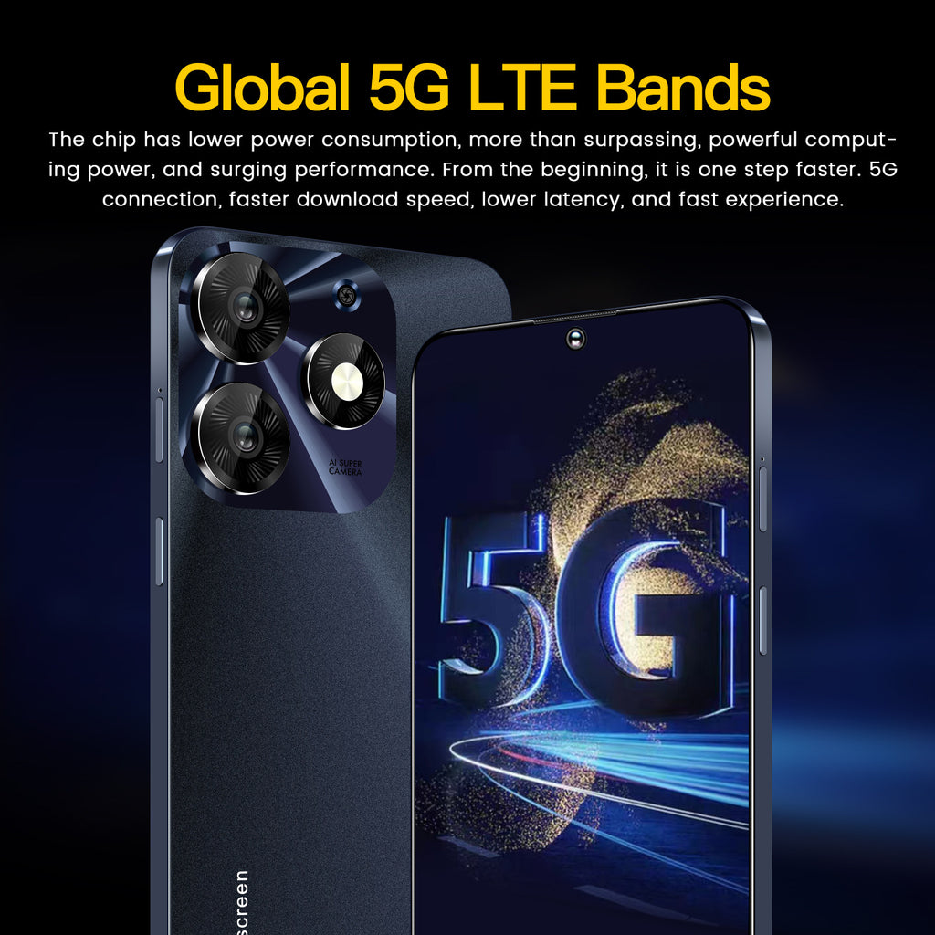 Mobile Phone Spark10 Pro Android4G Mobile Phone16+1T Side fingerprint scanner AI Smartphone(Popular)