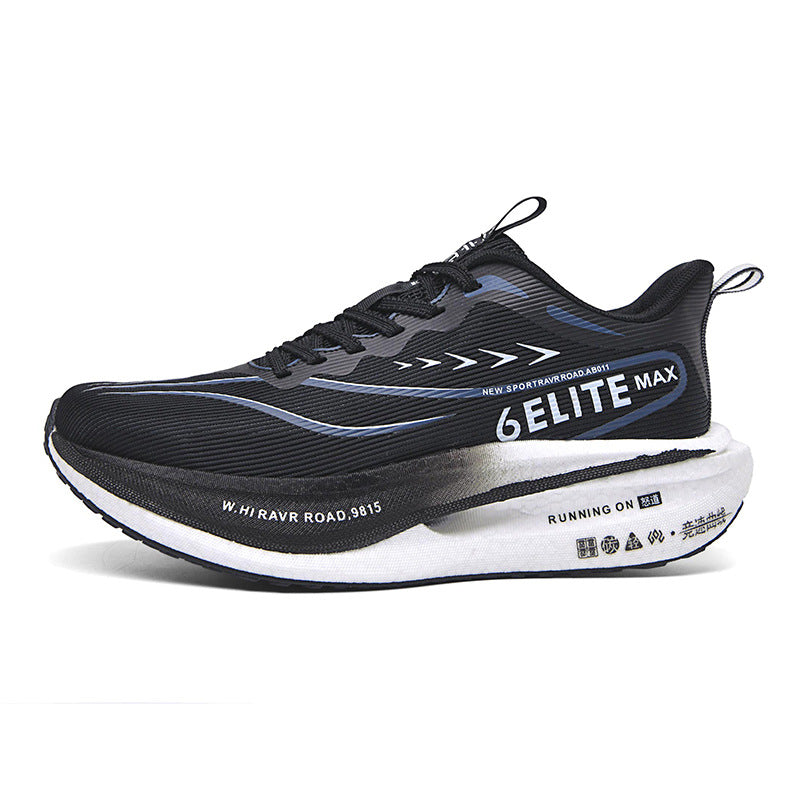 New model Feidian6pro Popcorn Carbon Plate Professional Racing Running Shoes Comfortable Breathable Unisex Sports Shoes