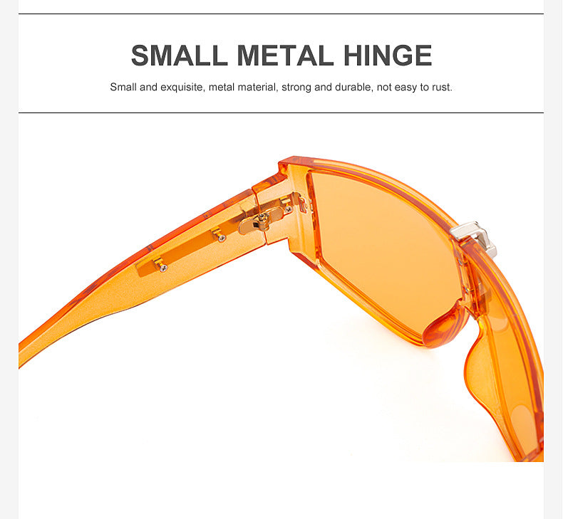 New Large Frame UV Protection Sunglasses for Women Fashionable Internet Celebrity Style Sunglasses Trendy Korean Version Glasses sunglasses