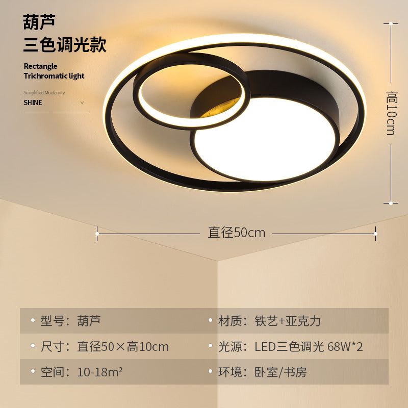 round led Ceiling Lamp Bedroom Lamp Modern Minimalist Living Room Lighting New Hotel Room Restaurant Room Lighting
