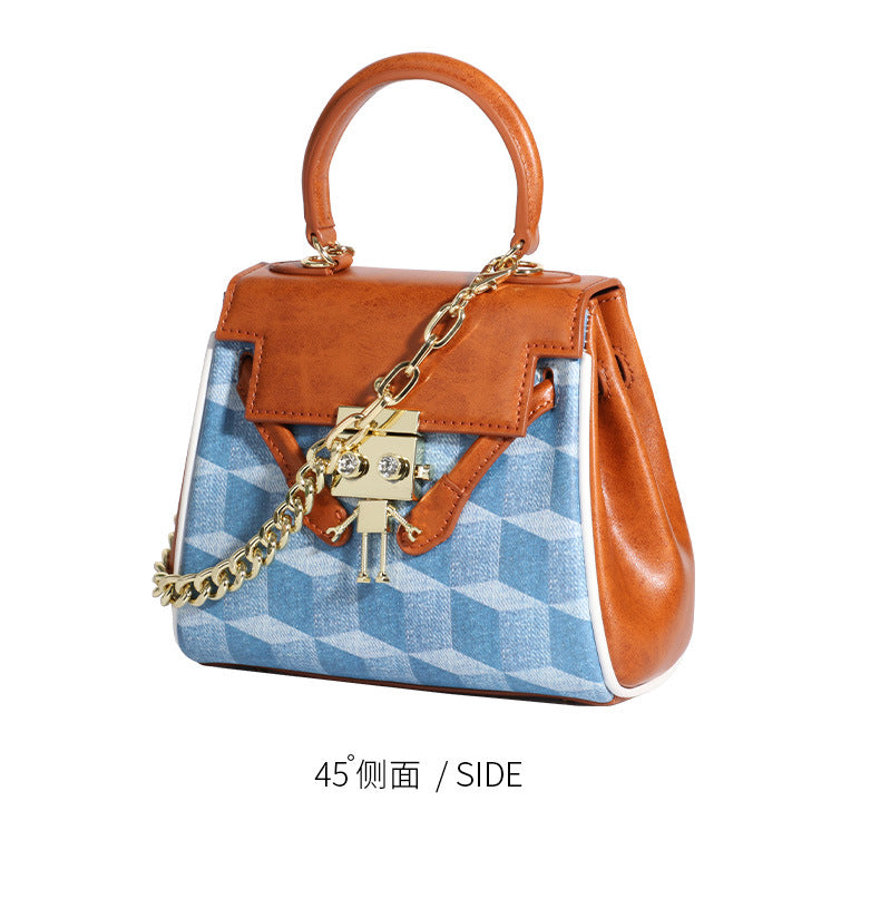 Internet Celebrity Kelly Small Square Bag for Women, Fashionable New Simple Handbag, Student Shoulder Crossbody Bag, Trendy Women's Bag Wholesale