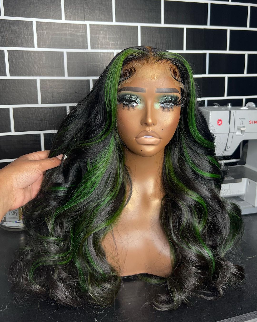 13*6 Lace Front  Blonde Synthetic Wavy Wig