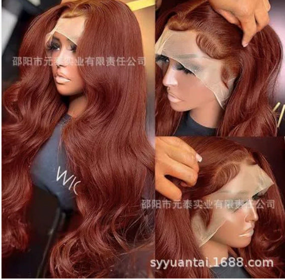 AshHoneyBlondeOmbreColored13x4LaceFrontSyntheticWig Long Curly Hair