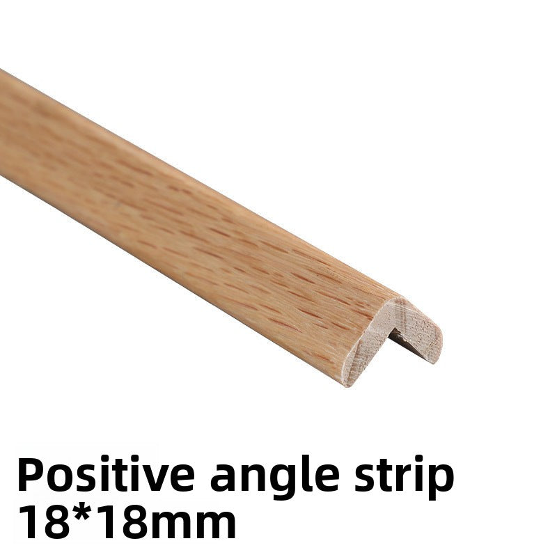 Corner trim for living room, edge protection for wall corners, anti-collision protective strip, decorative trim for doorway, solid wood corner guard strip