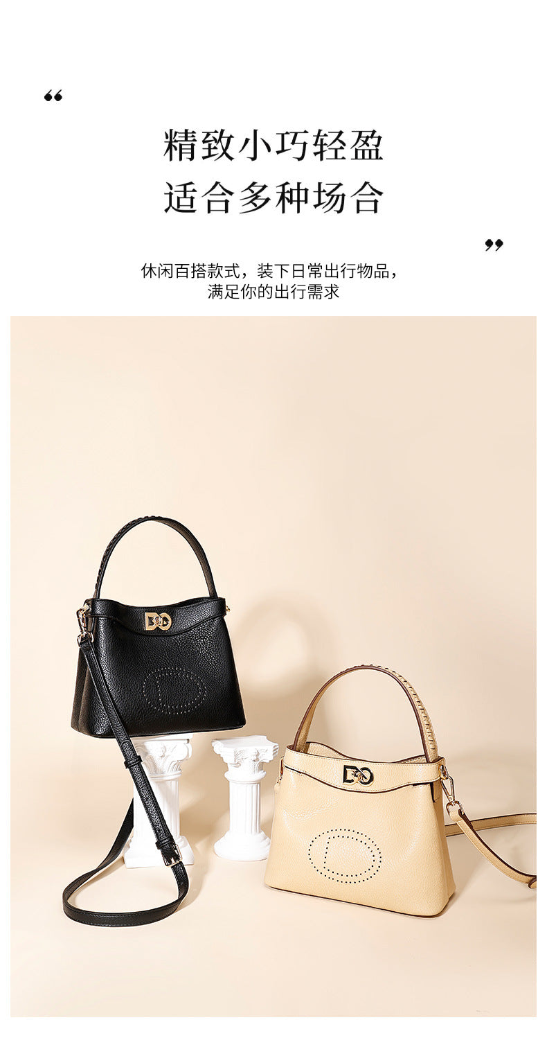 New Bucket Tote Bag Niche Versatile Handbag for Women Daily Casual Light Luxury Fashion Women's Bag Single Shoulder Crossbody Bag
