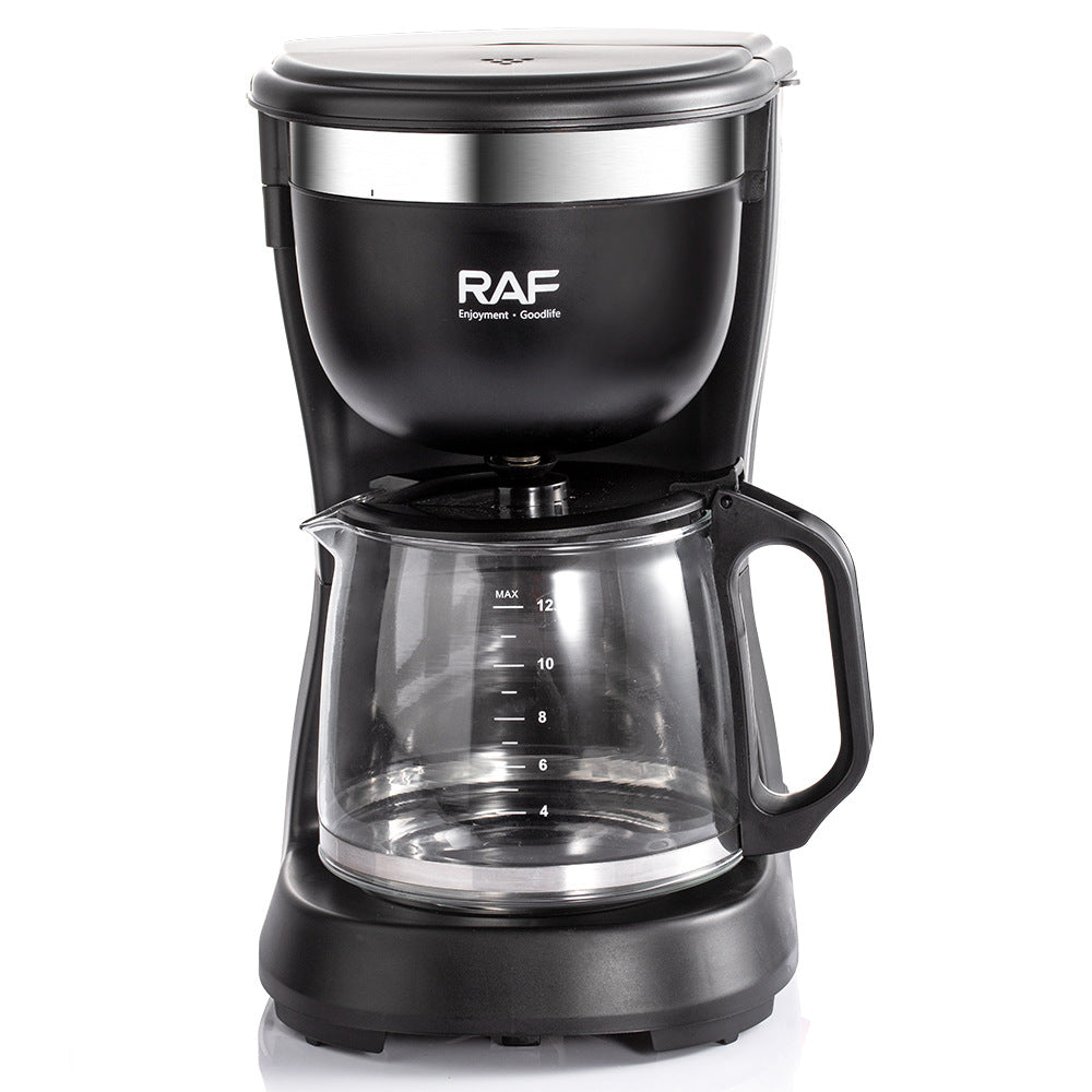 European Standard Coffee Machine for Home Use, Fully Automatic Drip Coffee Maker, Drip Filter, Insulated American Tea Maker, Office Tea Brewing Machine