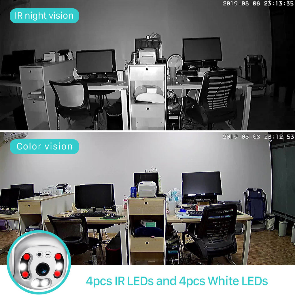 A6Outdoor Wireless Surveillance Camera WiFi Network PTZ Surveillance Camera High Definition Outdoor Waterproof Dome Camera