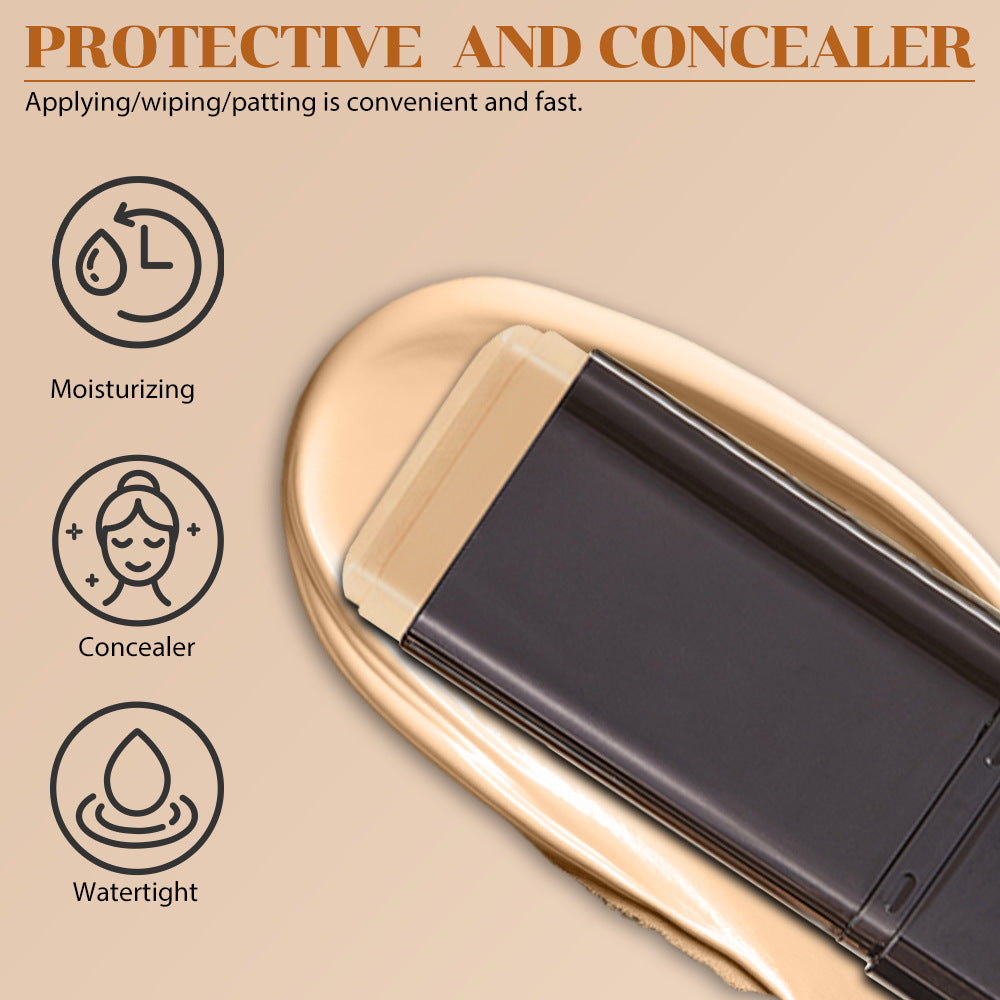 Eraser Double-ended Foundation Cream20g Concealer Moisturizing Long-lasting Makeup Removal Matte Lightweight Foundation