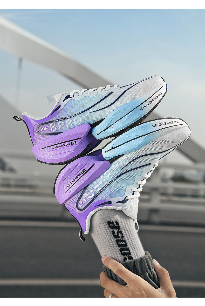 Red Rabbit8pro Carbon Plate Spring and Autumn Running Shoes for Big Kids, Racing Shock Absorption Sports Shoes for Men and Women, Couple's Versatile Casual Running Shoes