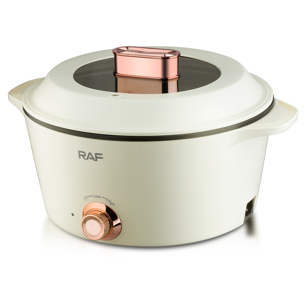 RAF European Standard Multifunctional Electric Cooker Household Electric Frying Pan Non-stick Pan Electric Cooker Steamer5L+7L