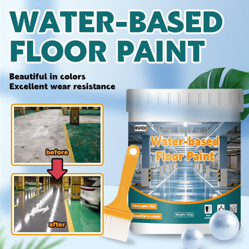 Water-based Floor Paint Wear-resistant Anti-slip Parking Lot Workshop Household Floor Paint Cement Floor Renovation Color-changing Paint