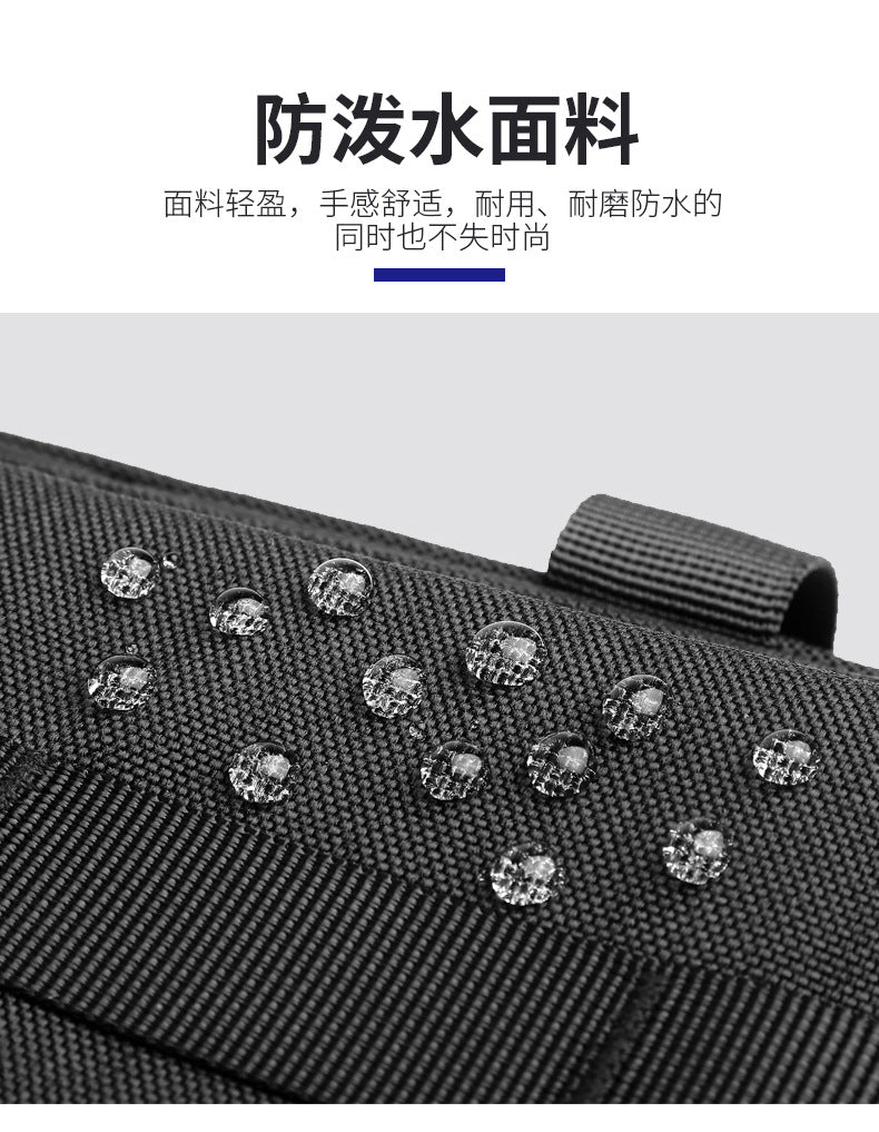 Men's Trendy Tactical Waist Bag Waterproof Small Crossbody Bag Outdoor Sports Cycling Running Lightweight Portable Bag male bag