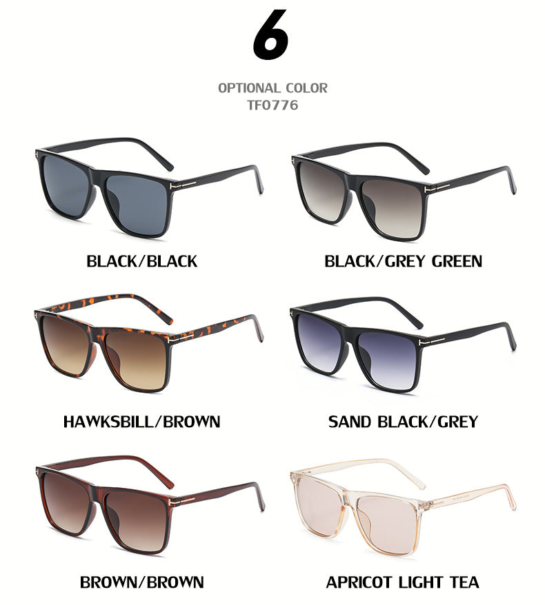2025New style square frame sunglasses for women with a high-end feel ins Fashionable Men's Sunglasses with UV Protection sunglasses