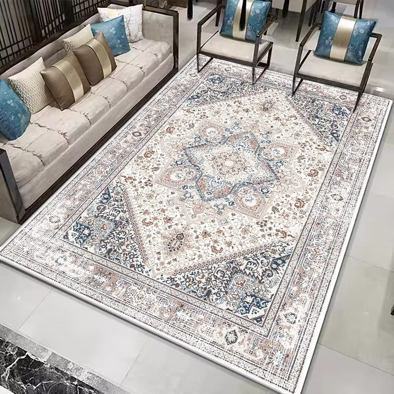 Thickened Imitation Cashmere Persian Carpet Vintage Ethnic Style Living Room Carpet Full Carpet Sofa Coffee Table Rug carpet