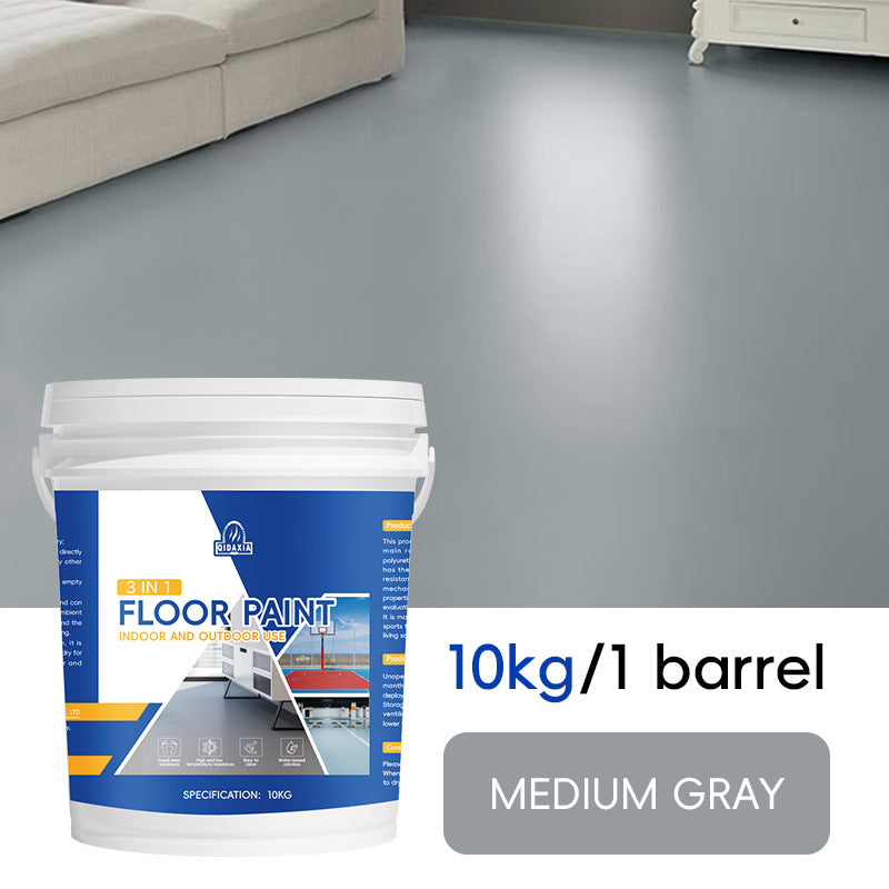Home Floor Paint Three-in-One Epoxy Floor Paint Cement Floor Water-Based High Solid Wear-Resistant Resin Southeast Asia Environmental Protection