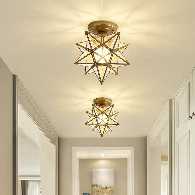 Aisle Light Entryway Hallway Light Iron Art Stair Light Cloakroom led Ceiling lamp balcony lamp Zhongshan lighting fixtures