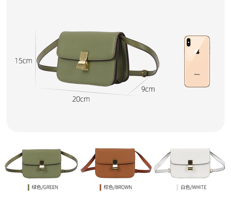 High Quality Small Bag Women2024Autumn and Winter New Trendy Crossbody Bag Elegant Single Shoulder Underarm Small Square Bag