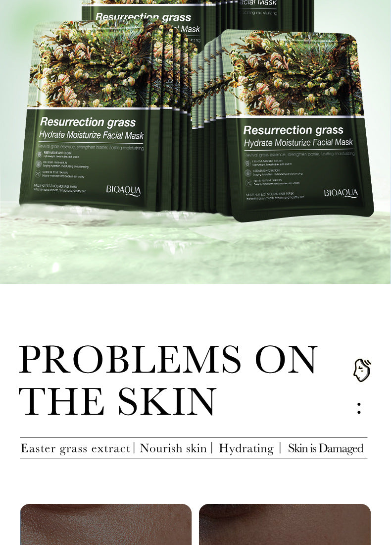Mask BIOAOUA White Truffle Moisturizing Caviar Nourishing Resurrection Grass Hydrating  Wholesale