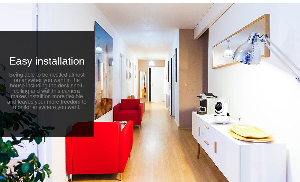 HD Smart Camera Minion Gimbal Remote Shaking Head Camera Home Wireless WiFi Monitor