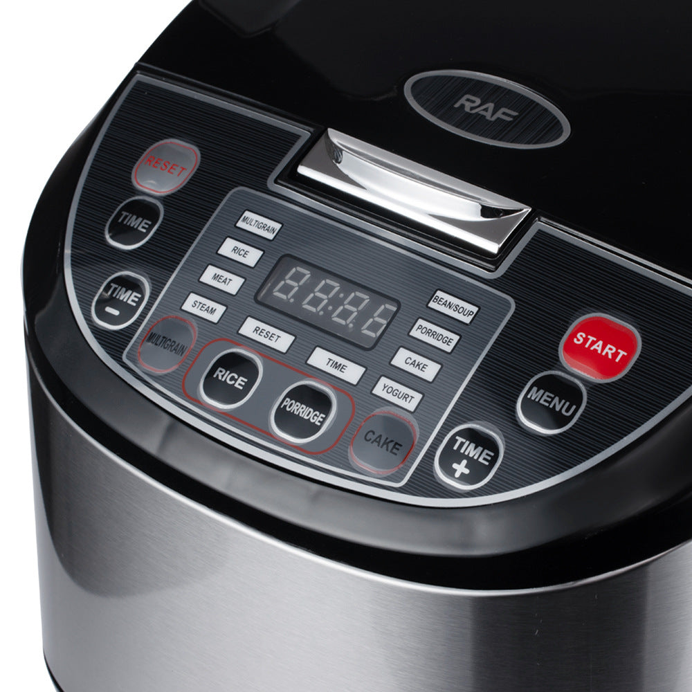 RAF European Standard Rice Cooker Smart6L Fully Automatic Health-Preserving Household Stainless Steel Rice Cooker Multi-Functional900w
