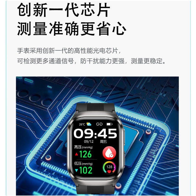 S17Smart Watch Air Pump Air Bag Blood Pressure Measurement ecg ECG NFC Bluetooth Call HD amoled Smart Watch