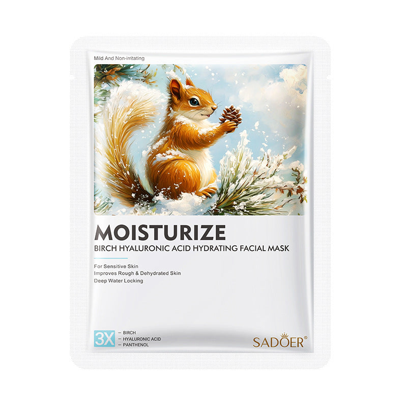 Birch Hyaluronic Acid Hydrating Mask SADOER Moisturizing and hydrating face masks  wholesale