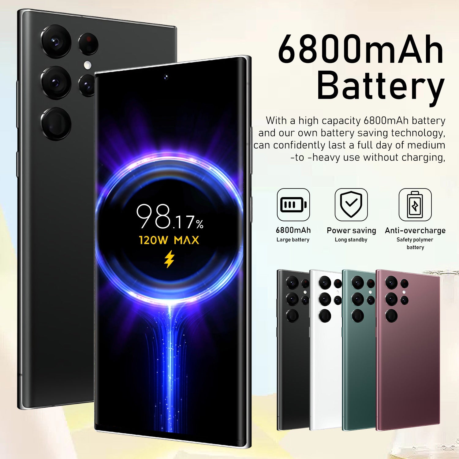 Specially designed for smartphones S23 Ultra Large Screen16+1T Wholesale at Factory Price from the Source(Popular)