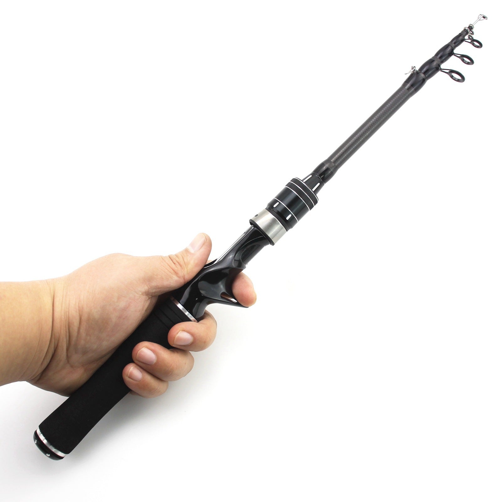 Ultra-light Ultra-short Retractable Horse Mouth Rod ul Fishing Lure Rod Sensitive Rod Tip Small Fish Fishing Rod Backpack Rod